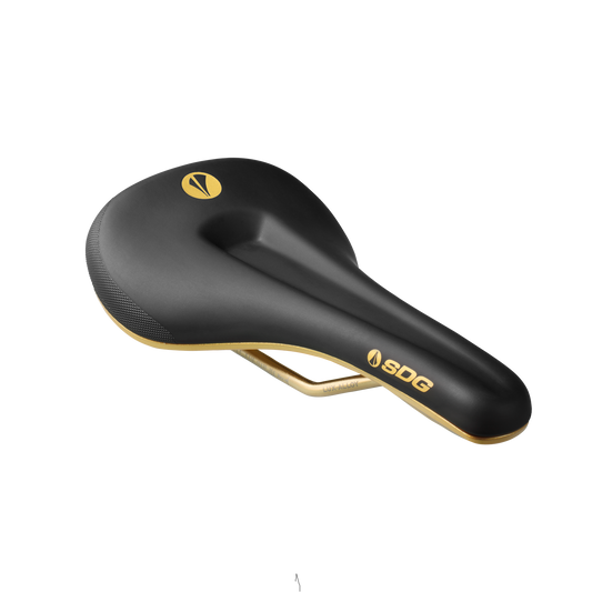 SDG BEL-AIR V3 MAX Galactic Rails Lux-Alloy Saddle Preto/Dourado