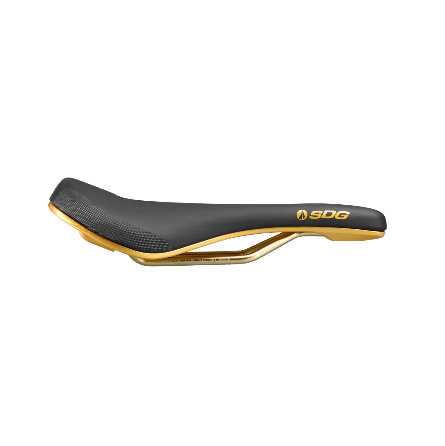 SDG BEL-AIR V3 MAX Galactic Rails Lux-Alloy Saddle Preto/Dourado