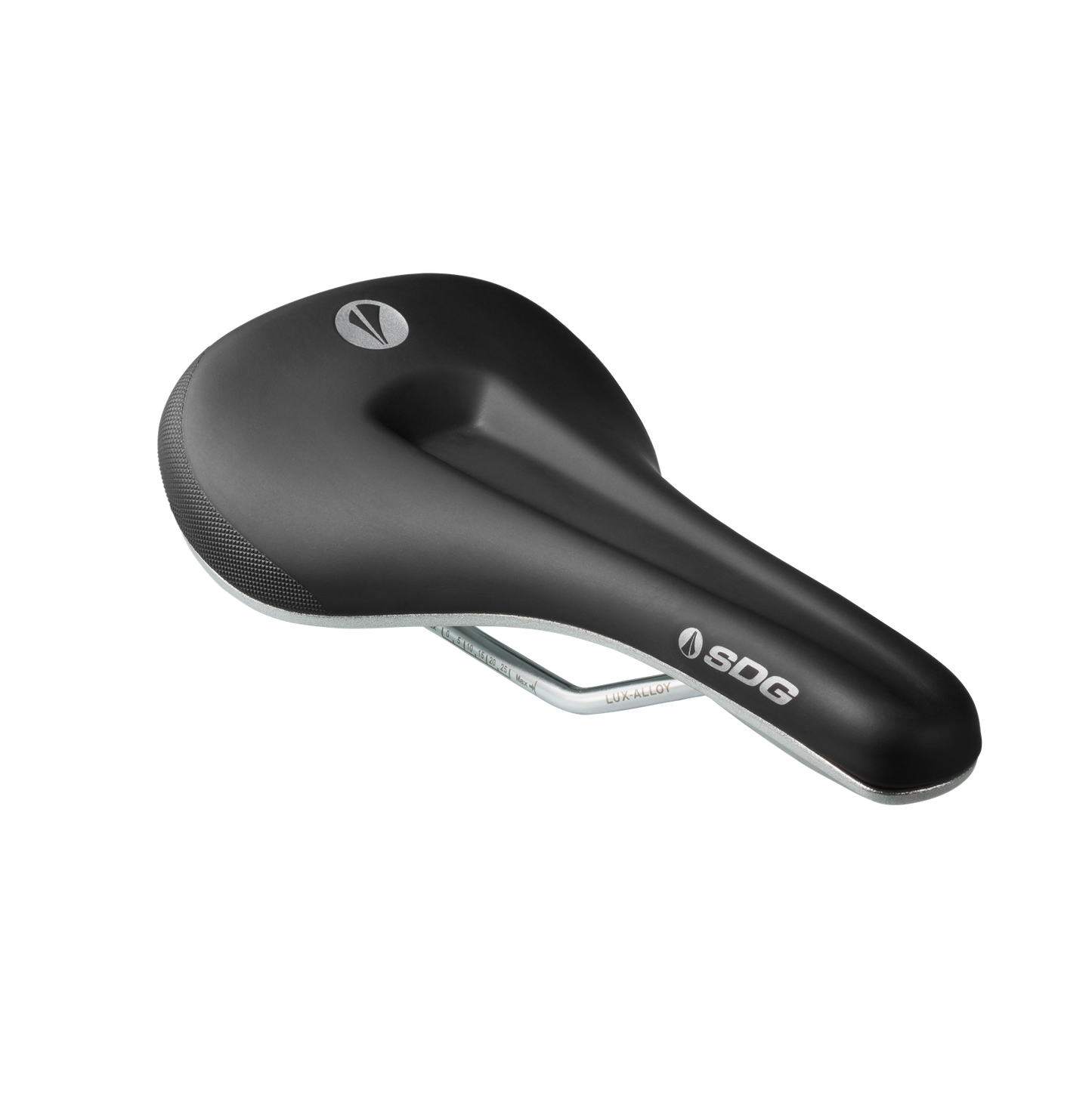 SDG BEL-AIR V3 MAX Galactic Rails Lux-Alloy Saddle Preto/Prata