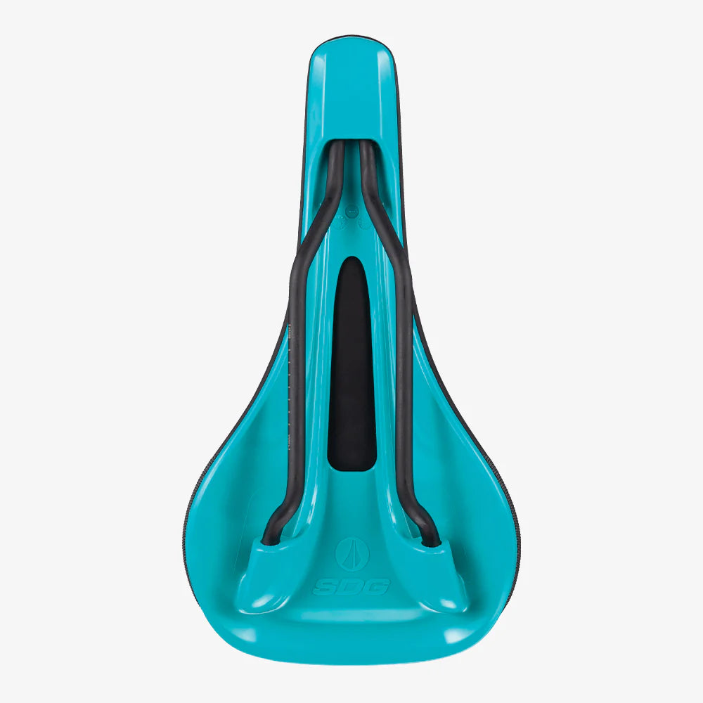 SDG BEL-AIR V3 Rails Lux Alloy Saddle Preto/Turquesa