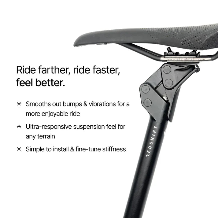 Haste de selim com suspensão REDSHIFT ShockStop Endurance