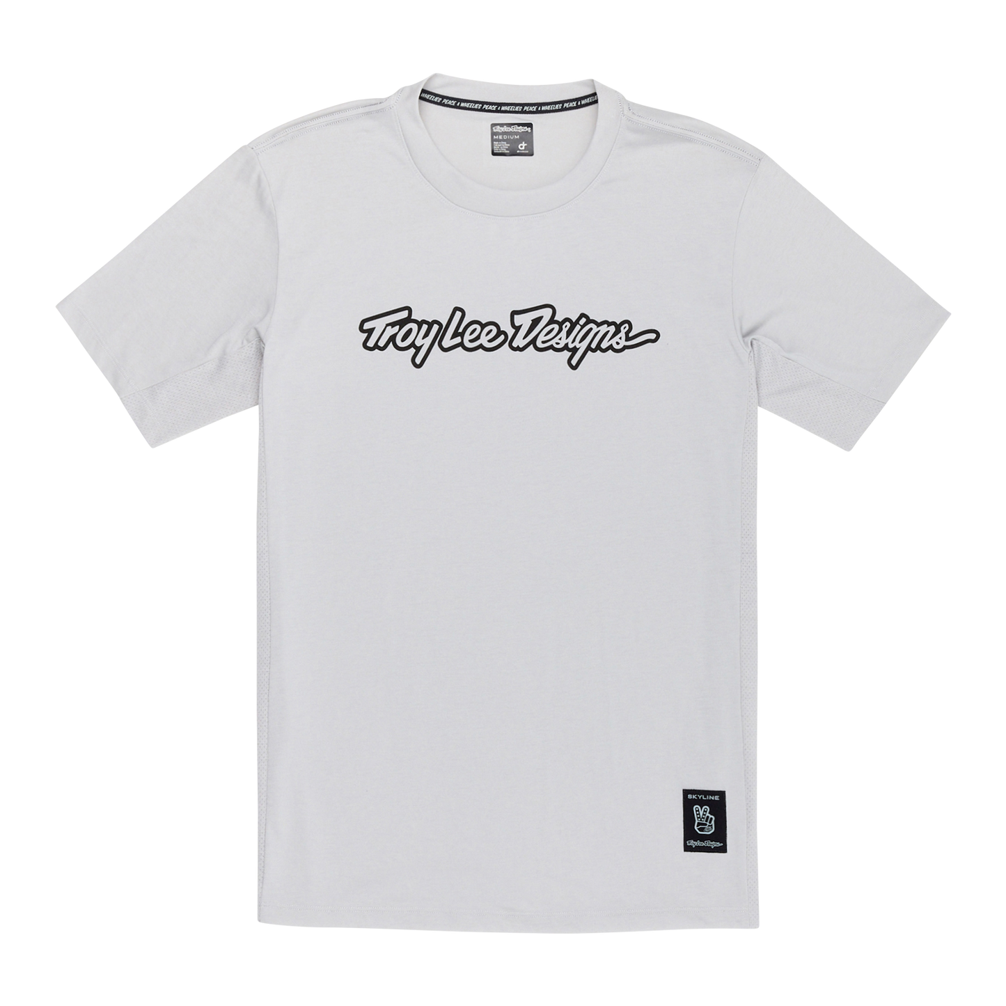 TROY LEE DESIGNS SKYLINE RIDE TEE SIGNATURE Jersey Manga curta Cinzento 2025