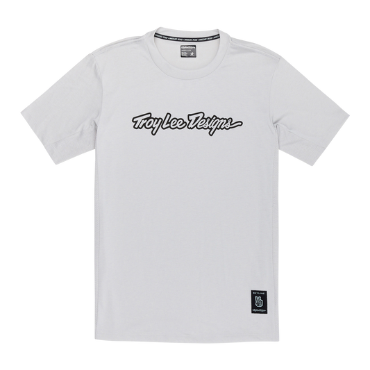 TROY LEE DESIGNS SKYLINE RIDE TEE SIGNATURE Jersey Manga curta Cinzento 2025