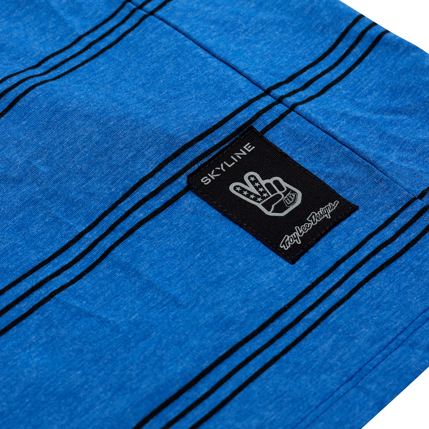 TROY LEE DESIGNS SKYLINE RIDE TEE WASH OUT Jersey Manga curta azul 2025