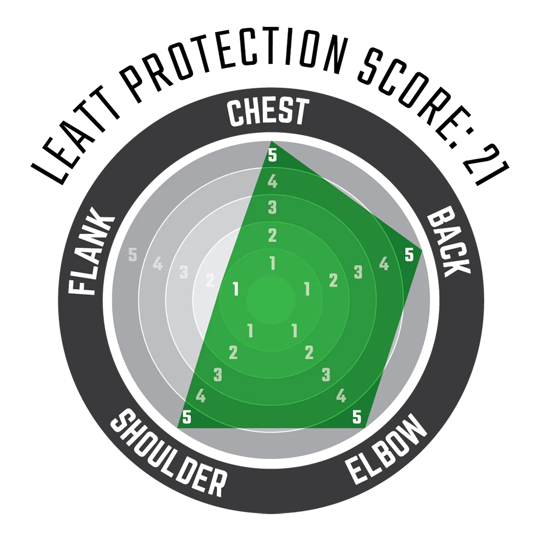 Casaco de proteção LEATT 3DF AIRFIT EVO Preto