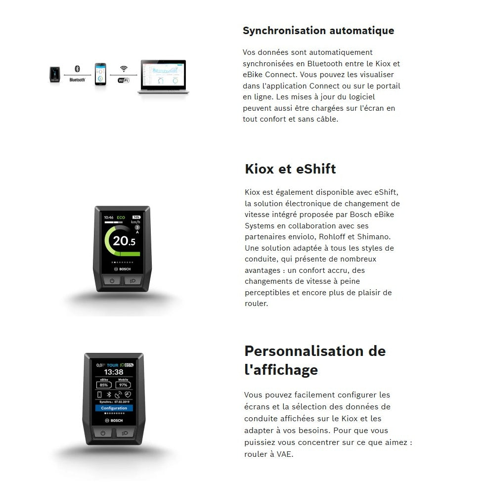 Ecrã BOSCH KIOX