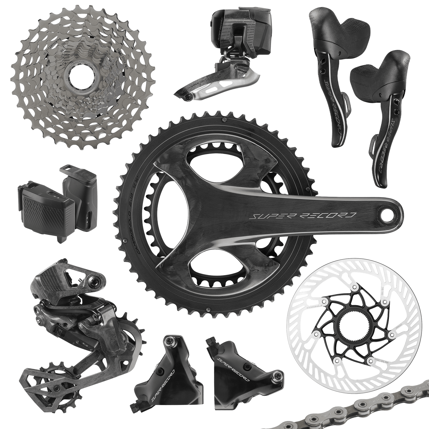 Pacote CAMPAGNOLO SUPER RECORD WRL 2x13V