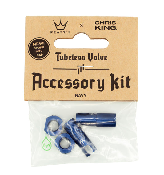 Kit de tampas de válvulas e mamilos PEATY'S Azul-marinho