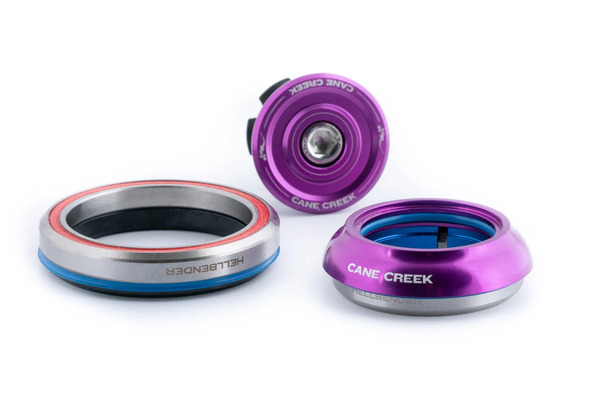 Caixa de direção integrada cónica CANE CREEK Hellbender 70 1"1/8-1.5" IS42/IS52 violeta