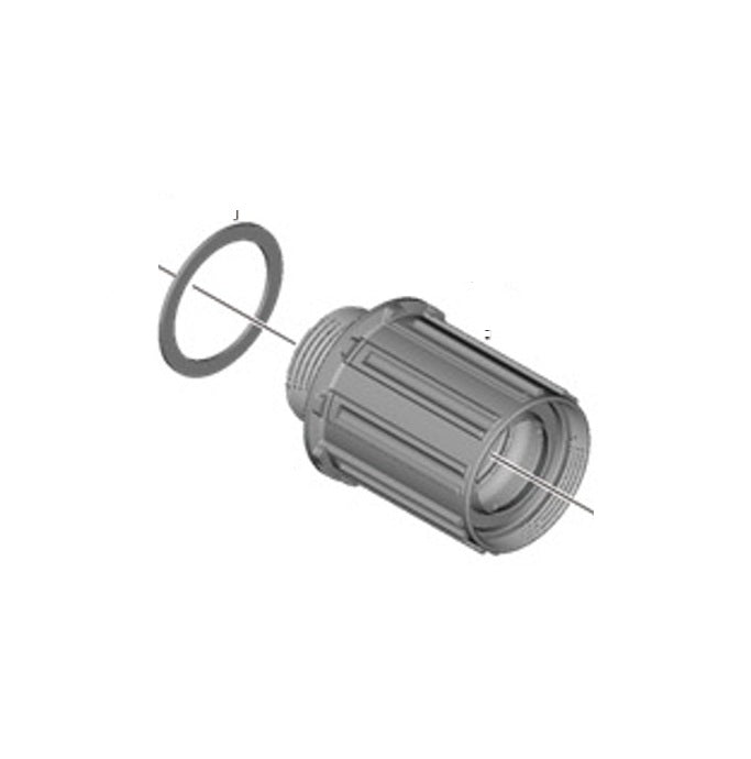 SHIMANO WH-R9170-C60 Tipo de corpo da roda livre Shimano HG