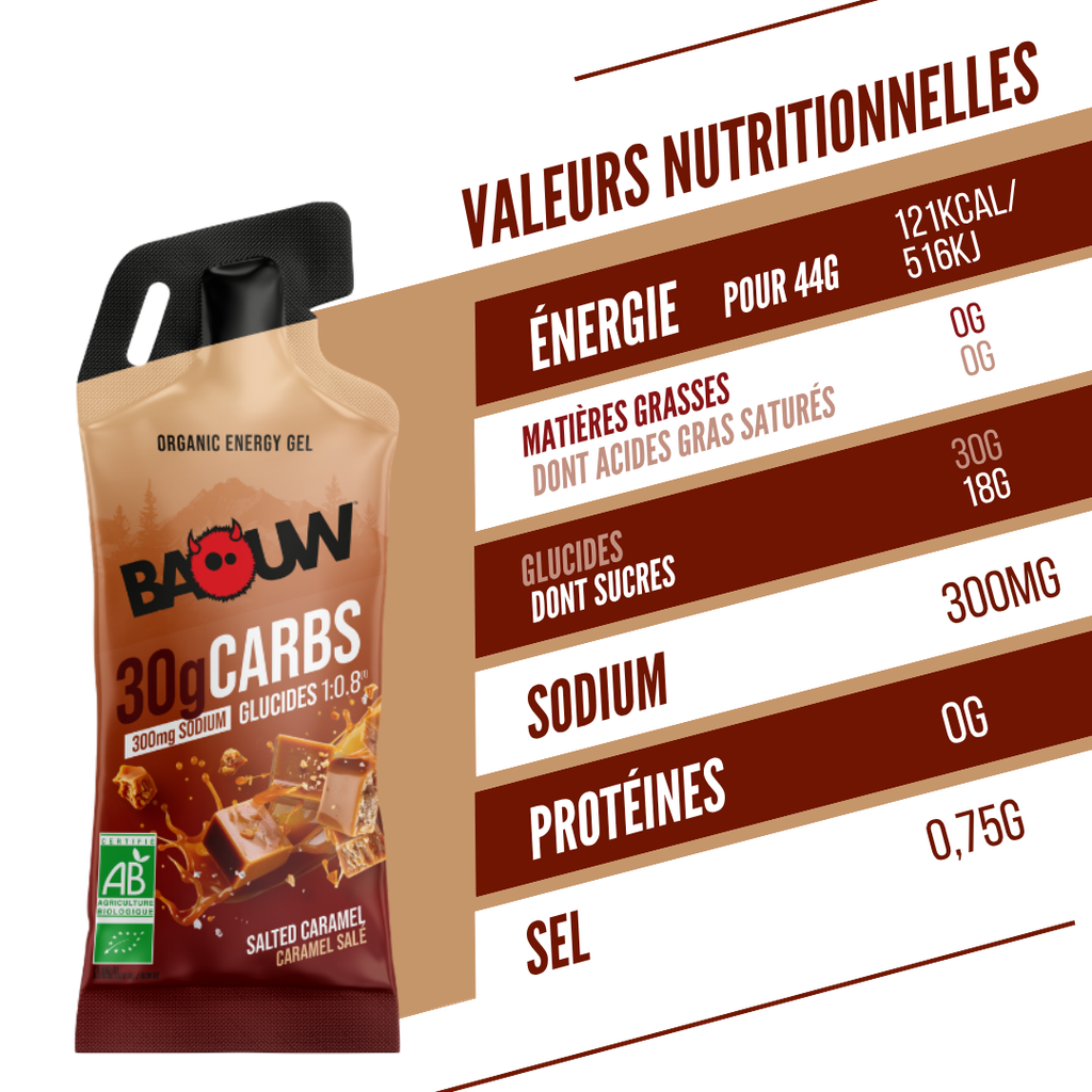 Gel Energético BAOUW Caramelo Salgado (44g)