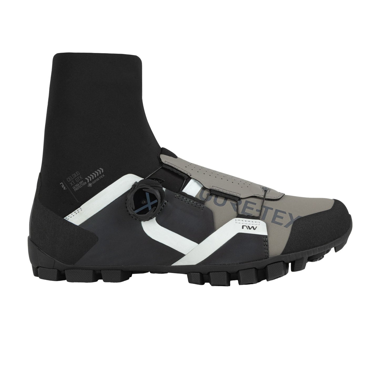NORTHWAVE CELSIUS XT GTX WINTER Sapatos de BTT Preto/Cinza