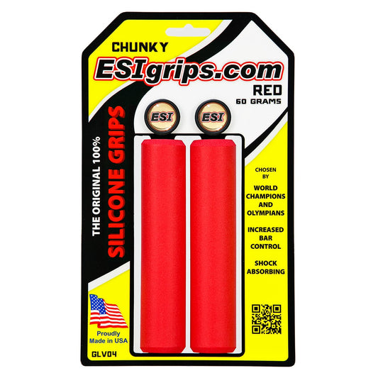Punhos ESI CHUNKY 130 mm Vermelho