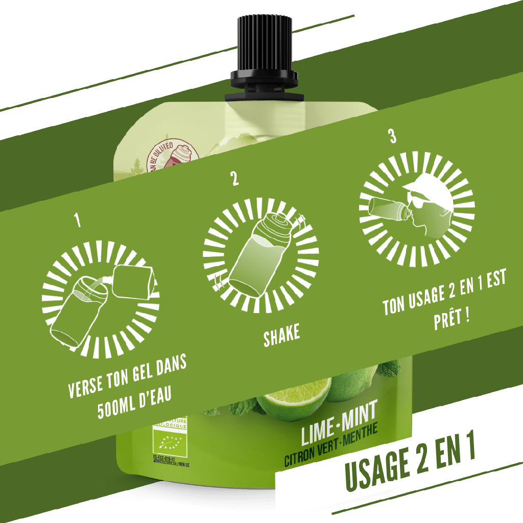 BAOUW Gel Energizante Lima/Menta Biológica (85g)