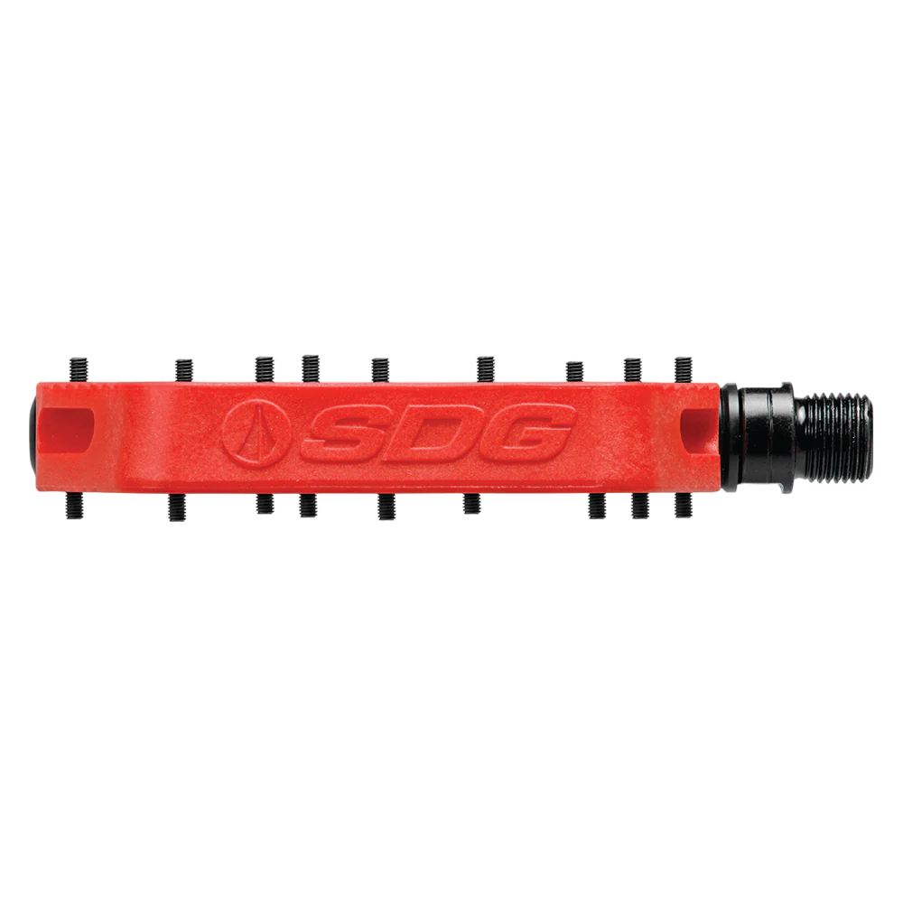 Pedais planos SDG COMP Composite Vermelho
