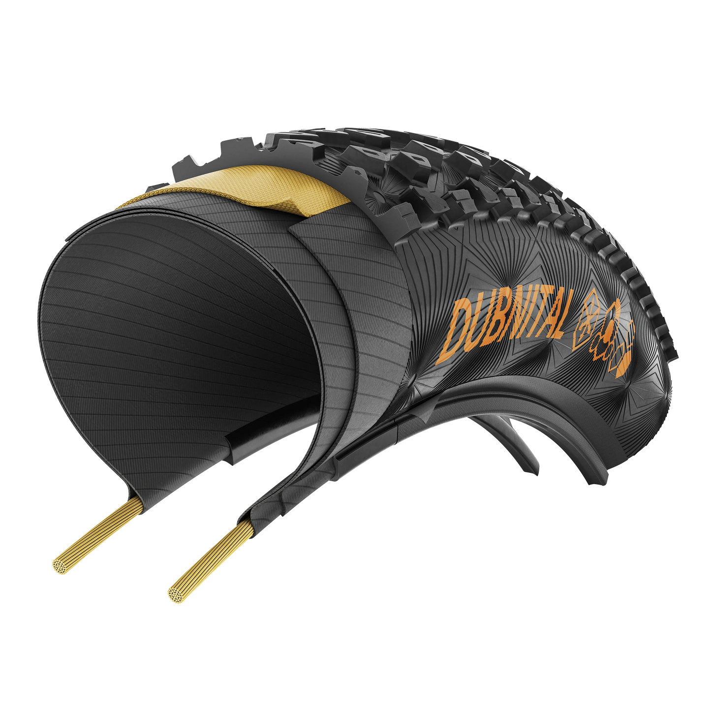 CONTINENTAL DUBNITAL Trail Rapid 29x2.20 Tubeless Ready Pneu preto macio