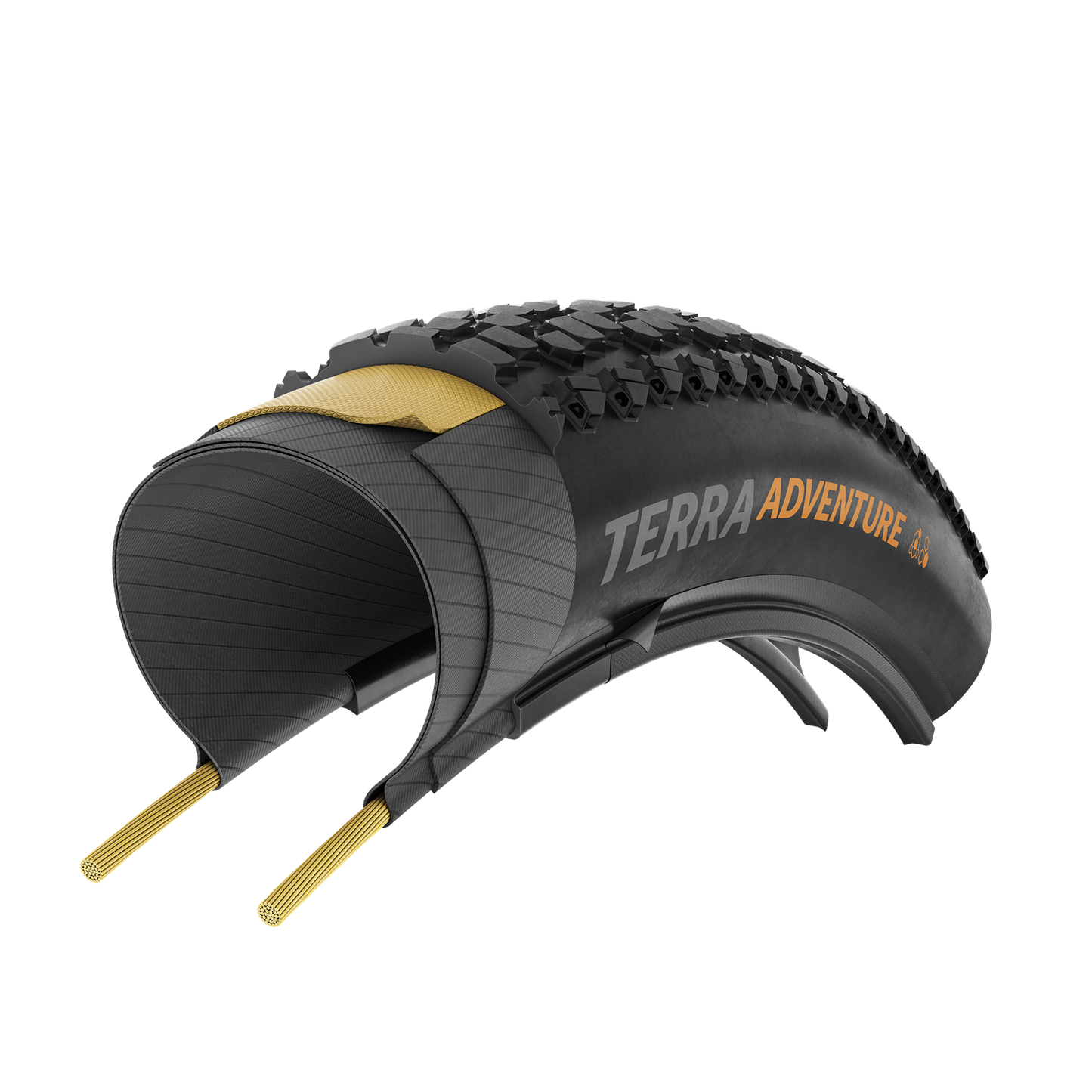 CONTINENTAL TERRA ADVENTURE TRAIL GRIP 700x45c Tubeless Ready Pneu preto
