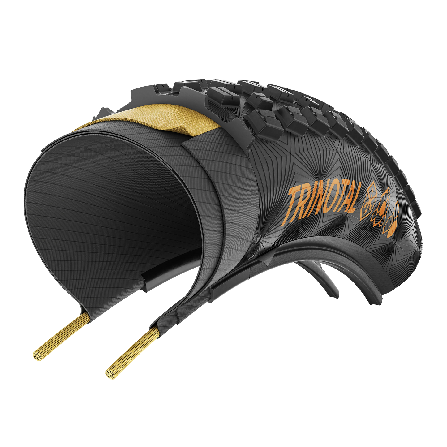 Pneu CONTINENTAL TRINOTAL Trail Grip 27.5x2.40 Tubeless Ready Soft Black