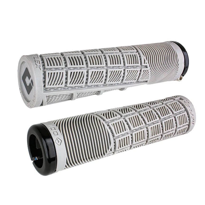 Punhos ODI REFLEX XL Lock-on 135 mm Cinzento