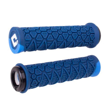 Punhos ODI VANQUISH Lock-On 135 mm Azul
