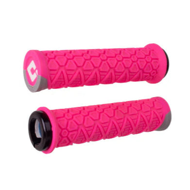 Punhos ODI VANQUISH Lock-On 135 mm Rosa