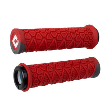 Punhos ODI VANQUISH Lock-On 135 mm Vermelho