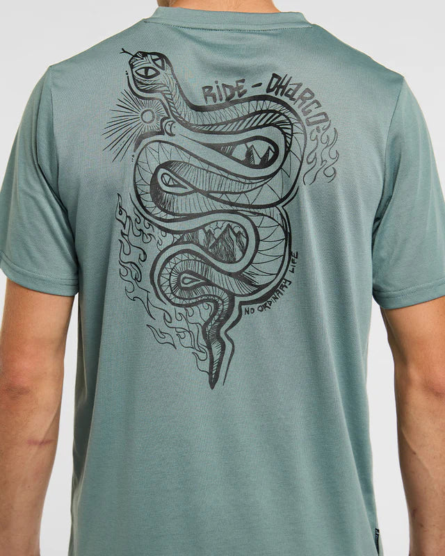 DHARCO TECH TEE ENVY Camisola de manga curta verde