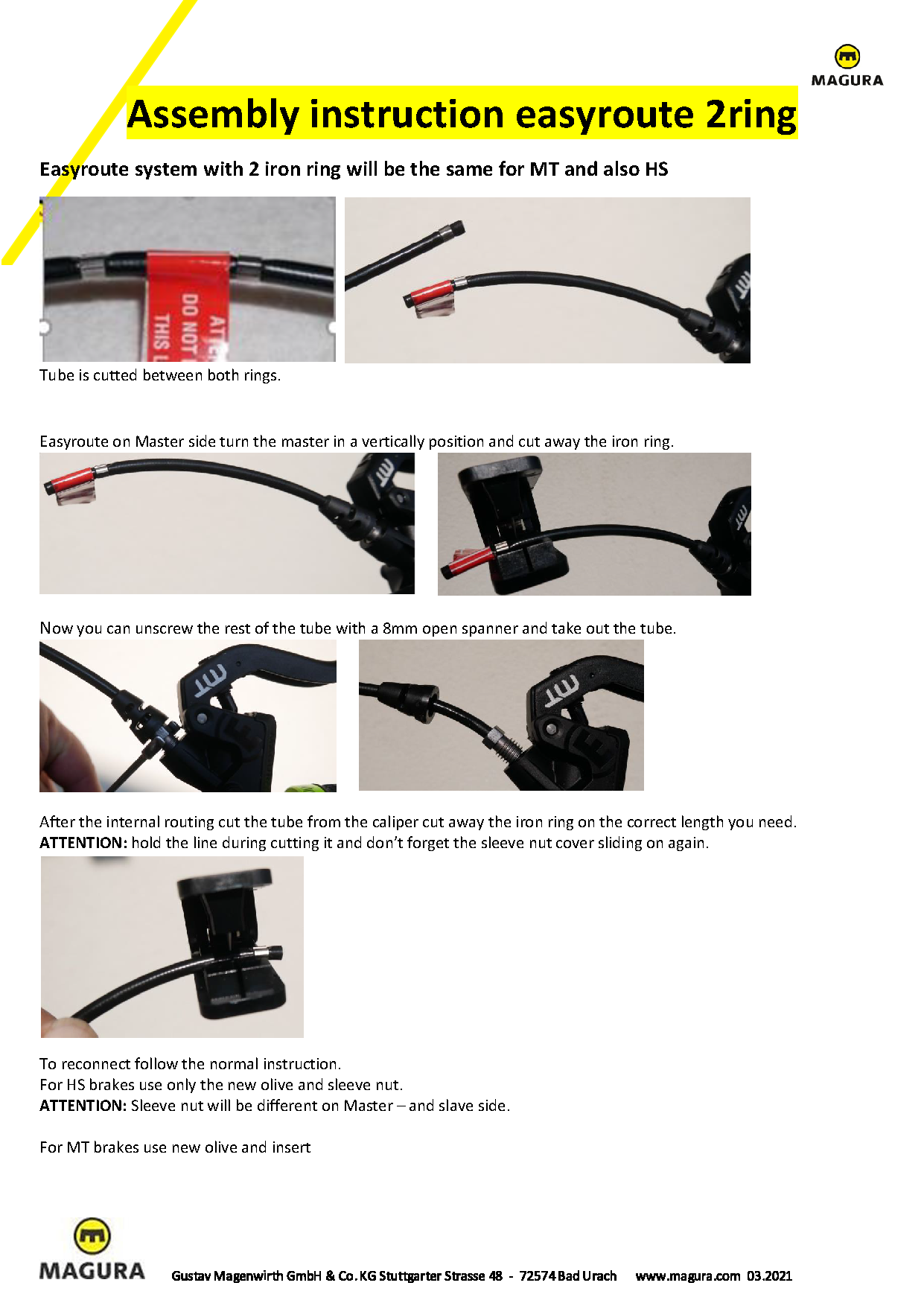 Par de travões MAGURA MT7 PRO Discless