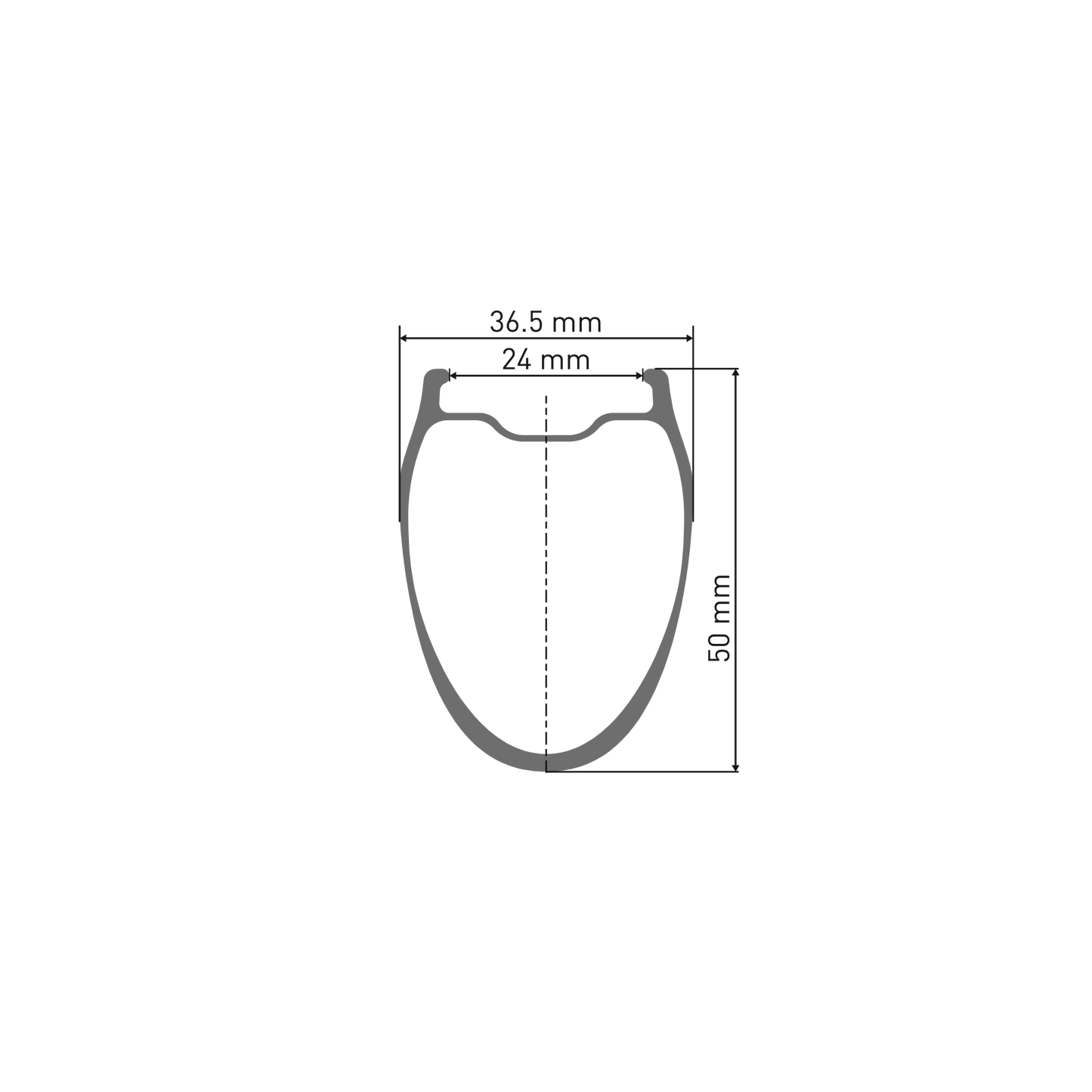 Roda dianteira DT SWISS GRC 1400 DICUT 50 DISC Tubeless Ready (Centerlock)