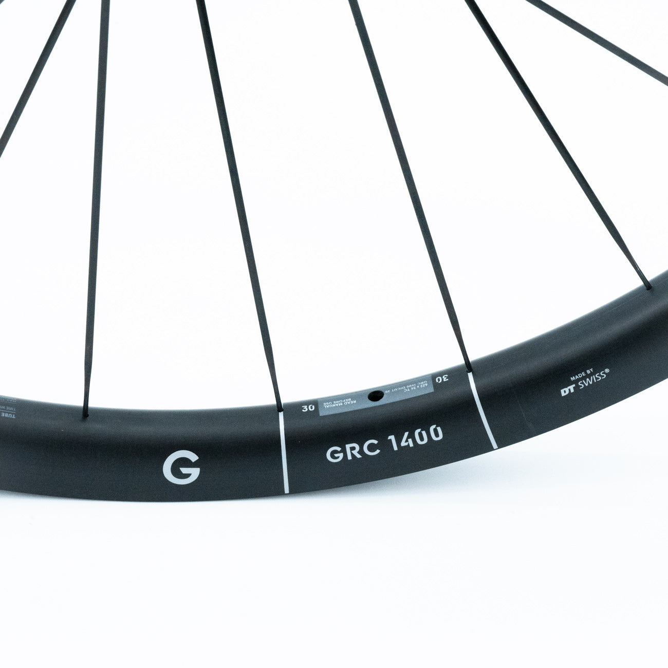 Par de rodas DT SWISS GRC 1400 DICUT 30 DISC Tubeless Ready (Centerlock)