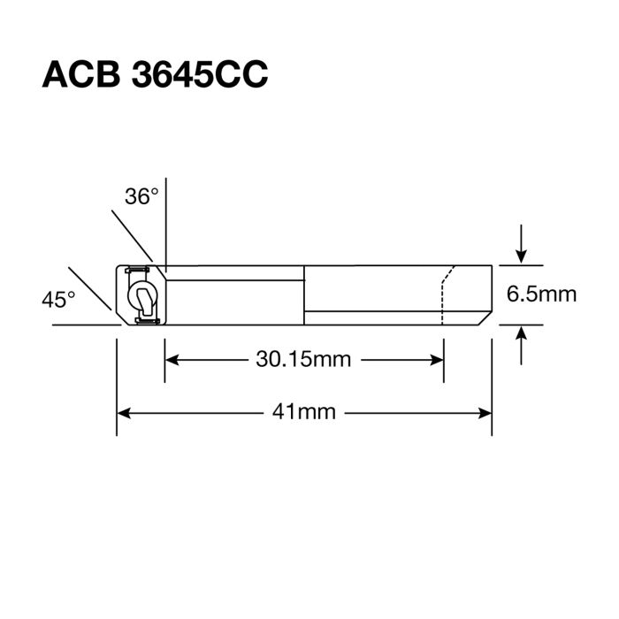 Rolamentos ENDURO ABEC 5 - Óxido preto - 30,2x41x6,5 (36x45°) ACB