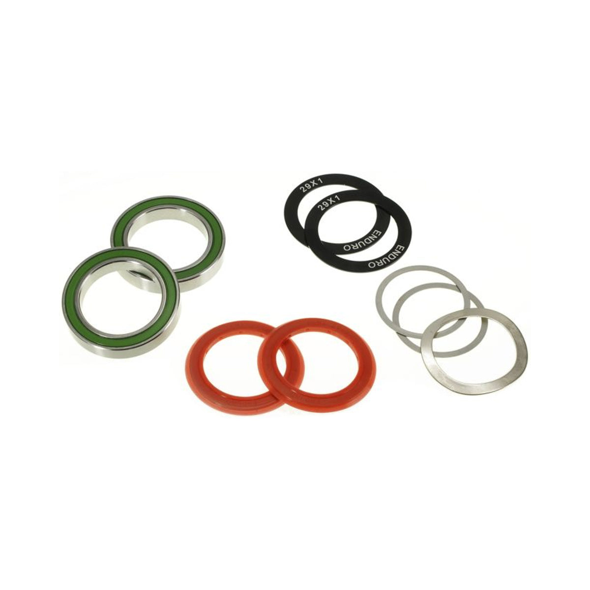Kit de Rolamentos para Caixa de Pedaleiro ENDURO BEARINGS Inox Contacto Angular DUB (29 x 42 mm)