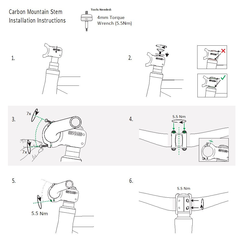 Haste ENVE M7 Carbono