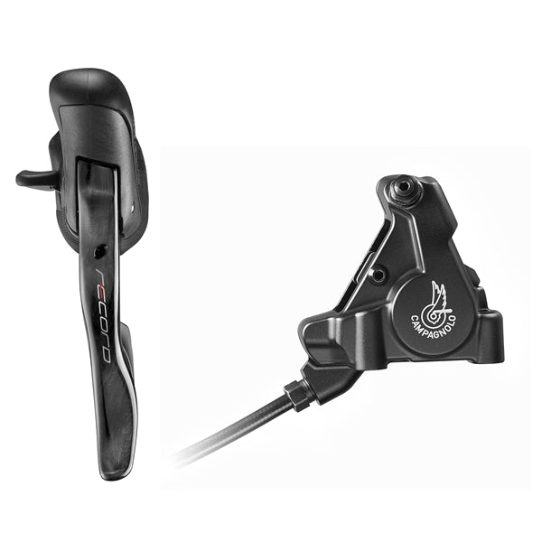 Alavanca esquerda e pinça dianteira 140mm CAMPAGNOLO RECORD FLAT MOUNT 2021