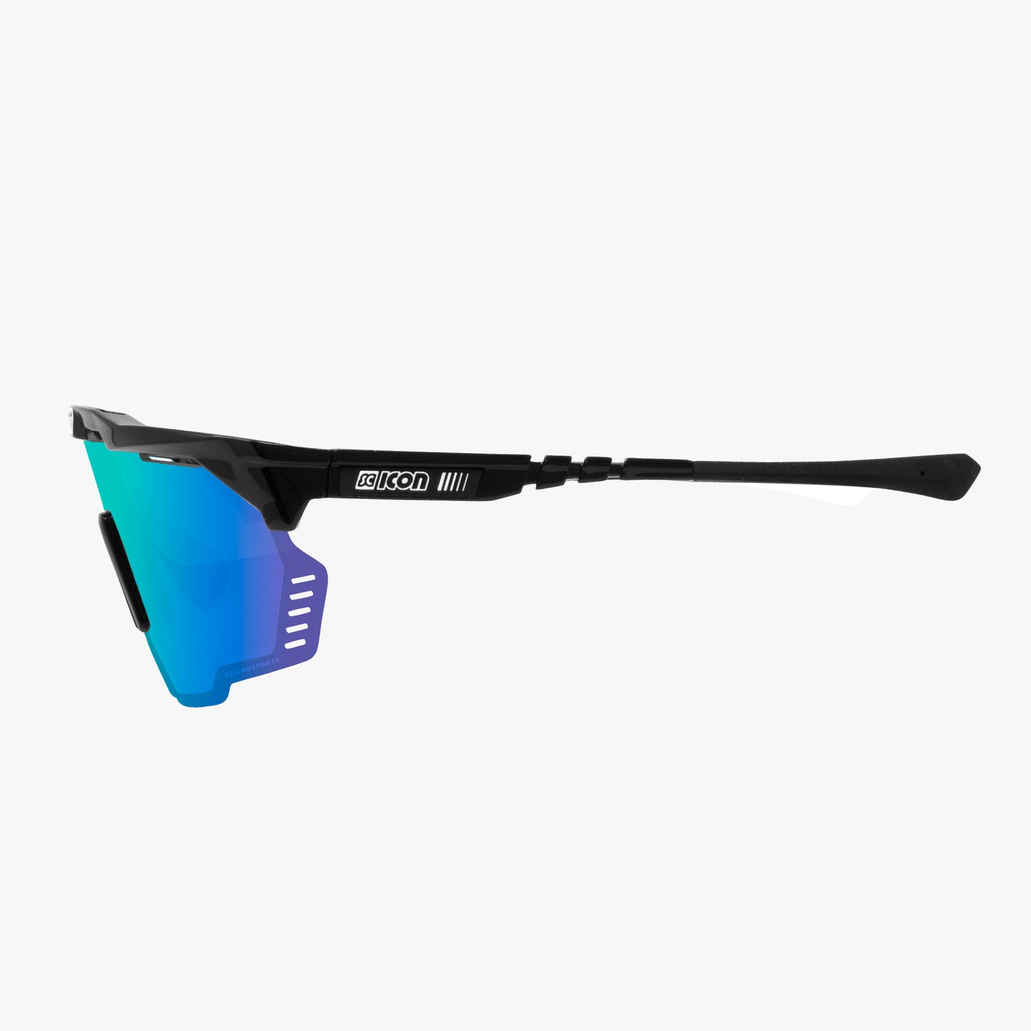 Óculos de sol SCICON AEROSHADE KUNKEN Preto Multimirror Azul