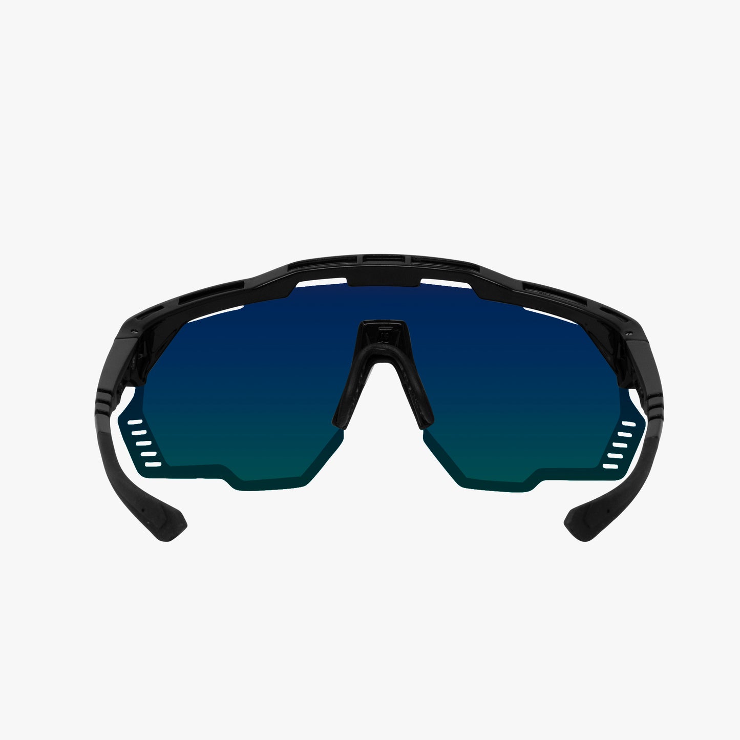 Óculos de sol SCICON AEROSHADE KUNKEN Preto Multimirror Azul