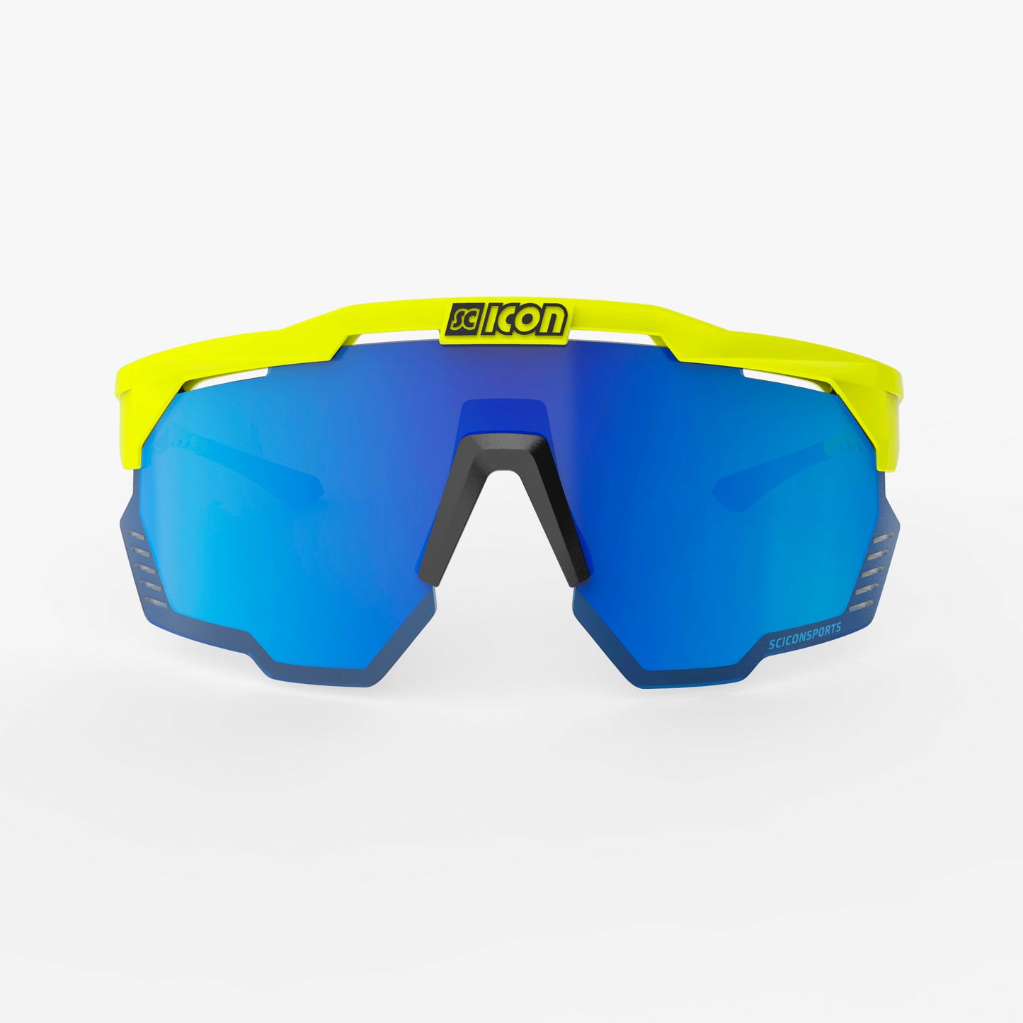Óculos de proteção SCICON AEROSHADE KUNKEN Fluo Yellow Multimirror Blue
