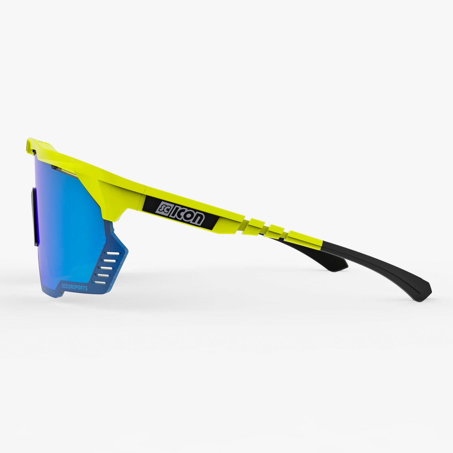 Óculos de proteção SCICON AEROSHADE KUNKEN Fluo Yellow Multimirror Blue
