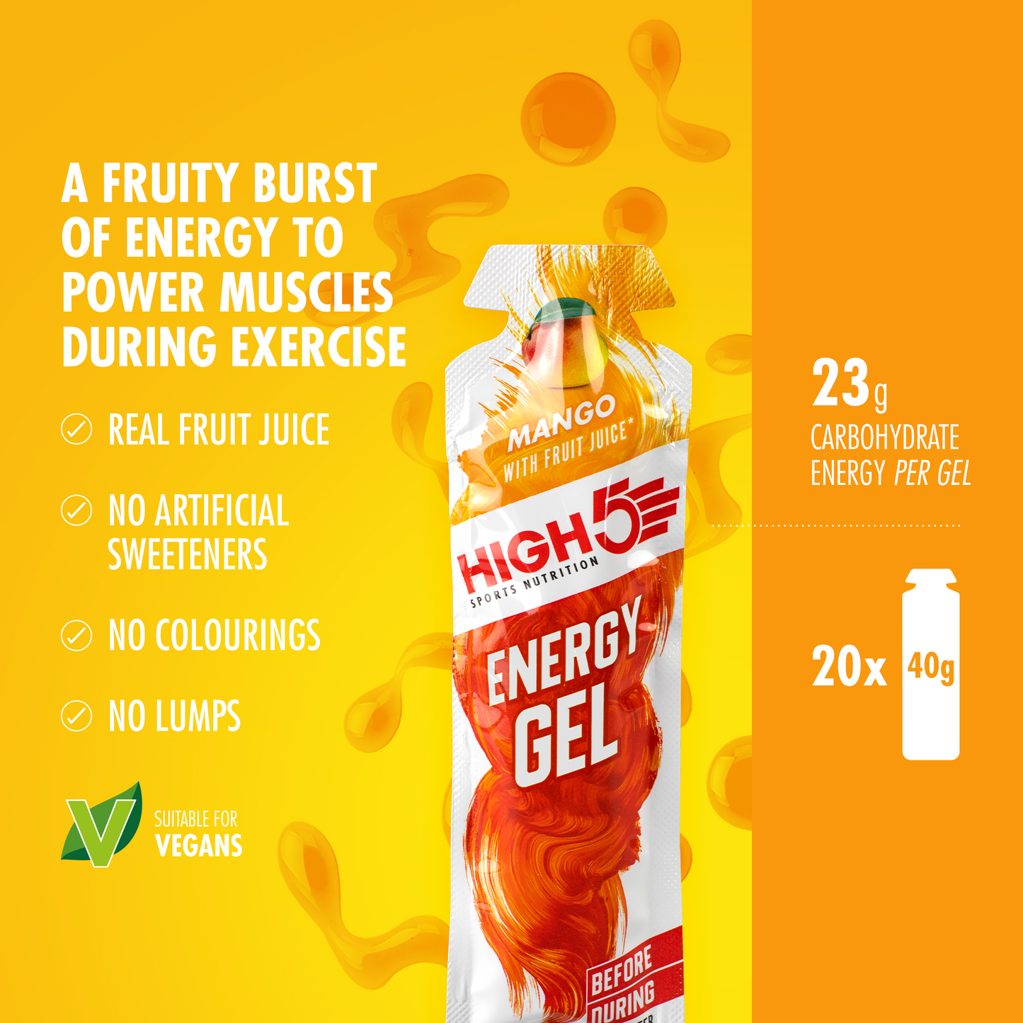 HIGH5 ENERGY GEL (40g) Manga