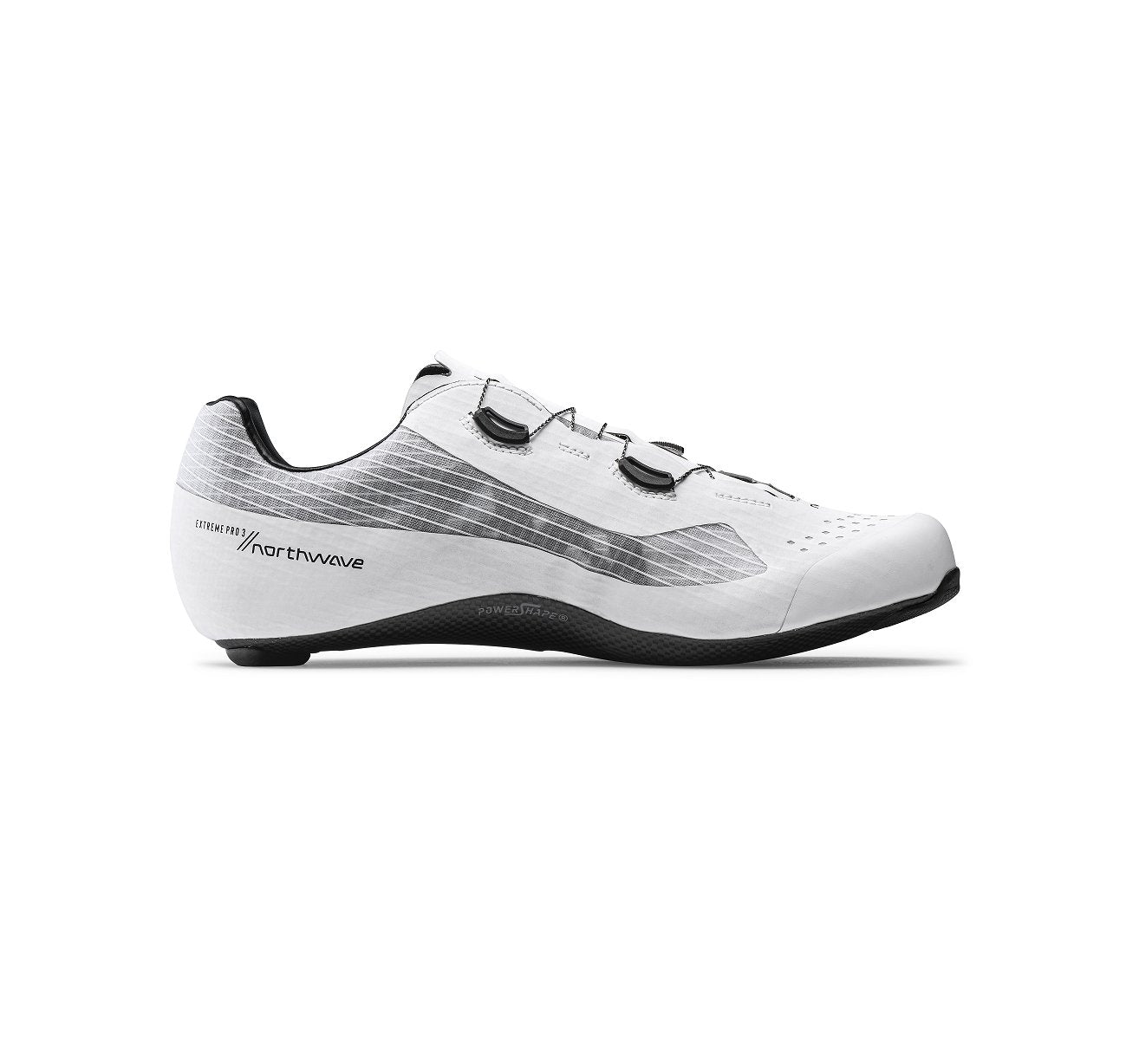 NORTHWAVE EXTREME PRO 3 Sapatos de estrada Branco/Preto