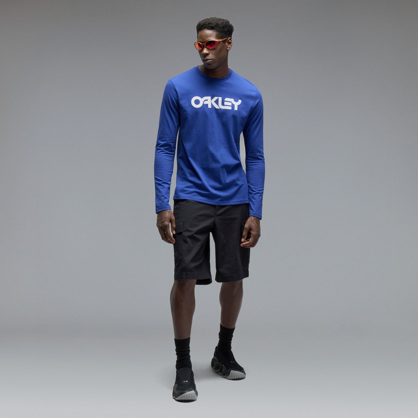 T-Shirt OAKLEY MARK II 2.0 Manga comprida Azul elétrico