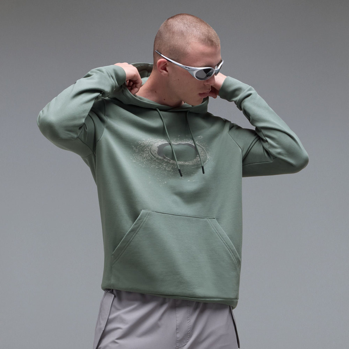 Sweatshirt com Capuz OAKLEY LUNAR ELLIPSE HOODIE Verde