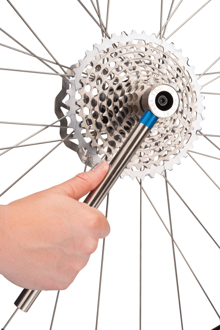 Park Tool FR-5.2H a apertar uma cassete SRAM XD