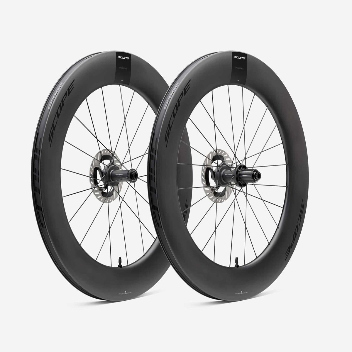 Par de Rodas SCOPE Race R8.T Tubeless Ready (Centerlock) Preto