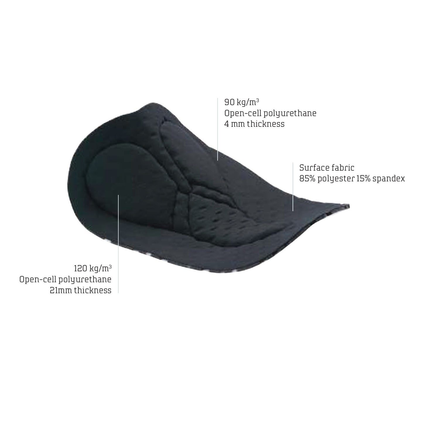Calças de ganga NORTHWAVE ACTIVE para mulher Preto