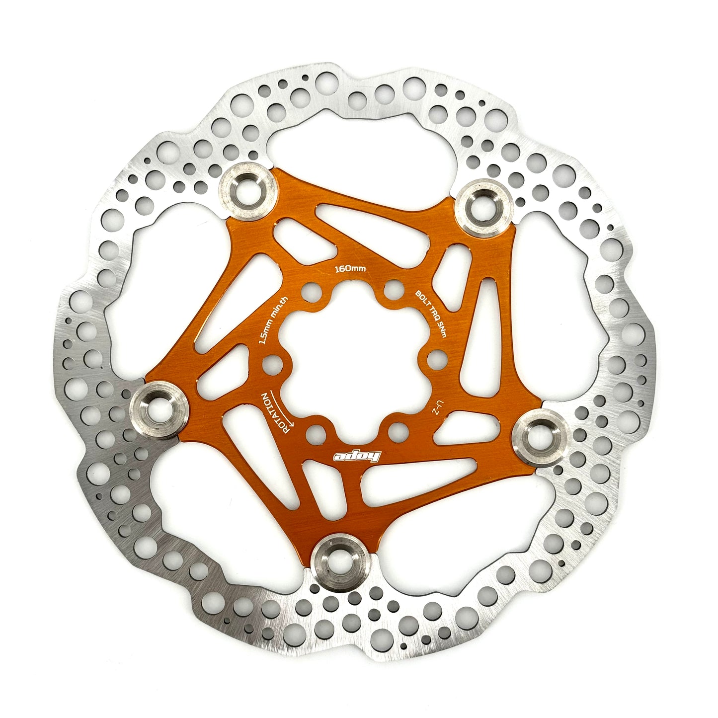 HOPE X2/E4/V4 Disco flutuante de 6 furos Laranja