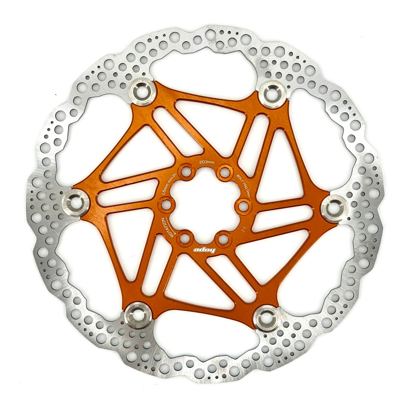 HOPE X2/E4/V4 Disco flutuante de 6 furos Laranja