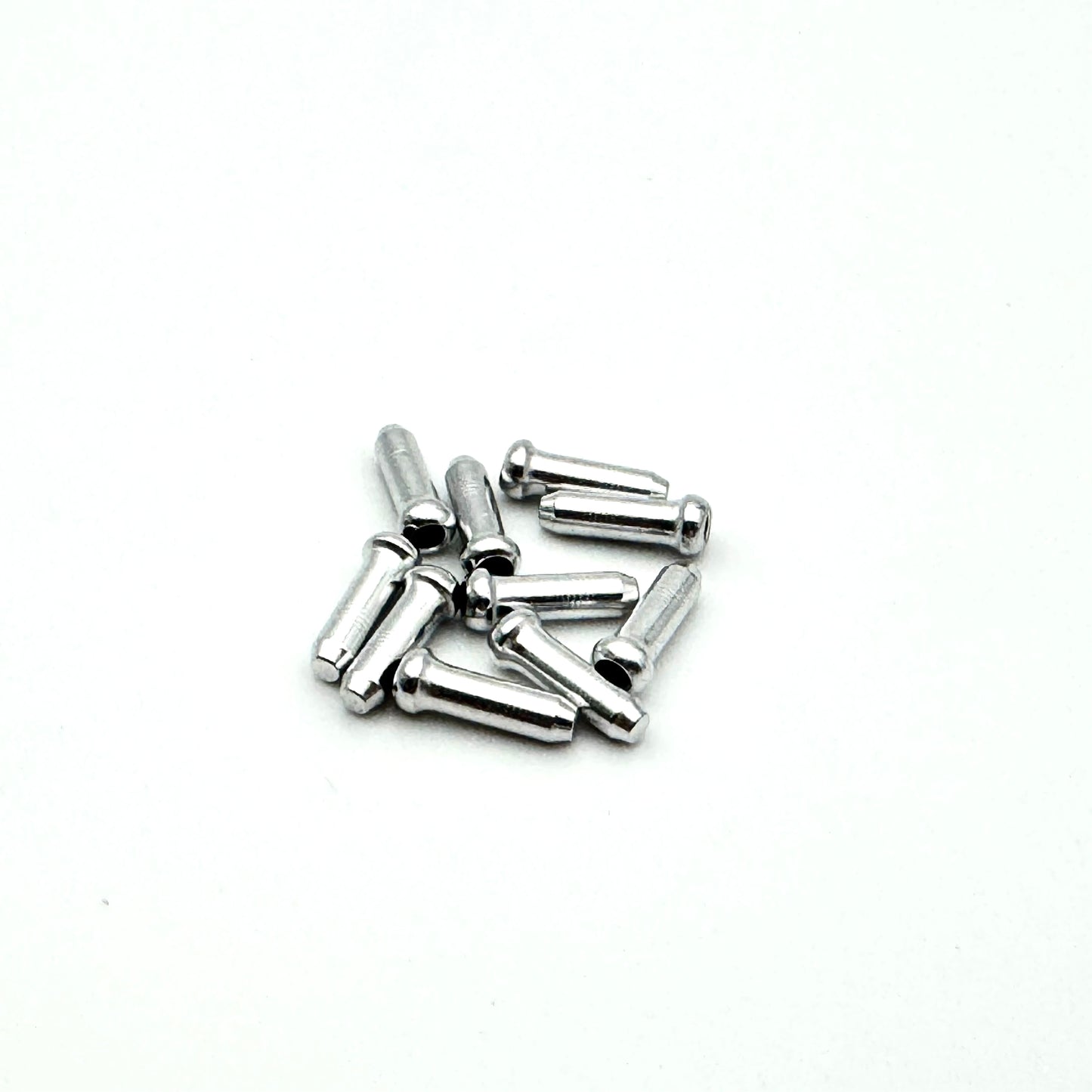 Extremidades do cabo do desviador CLARKS (x10) Prata