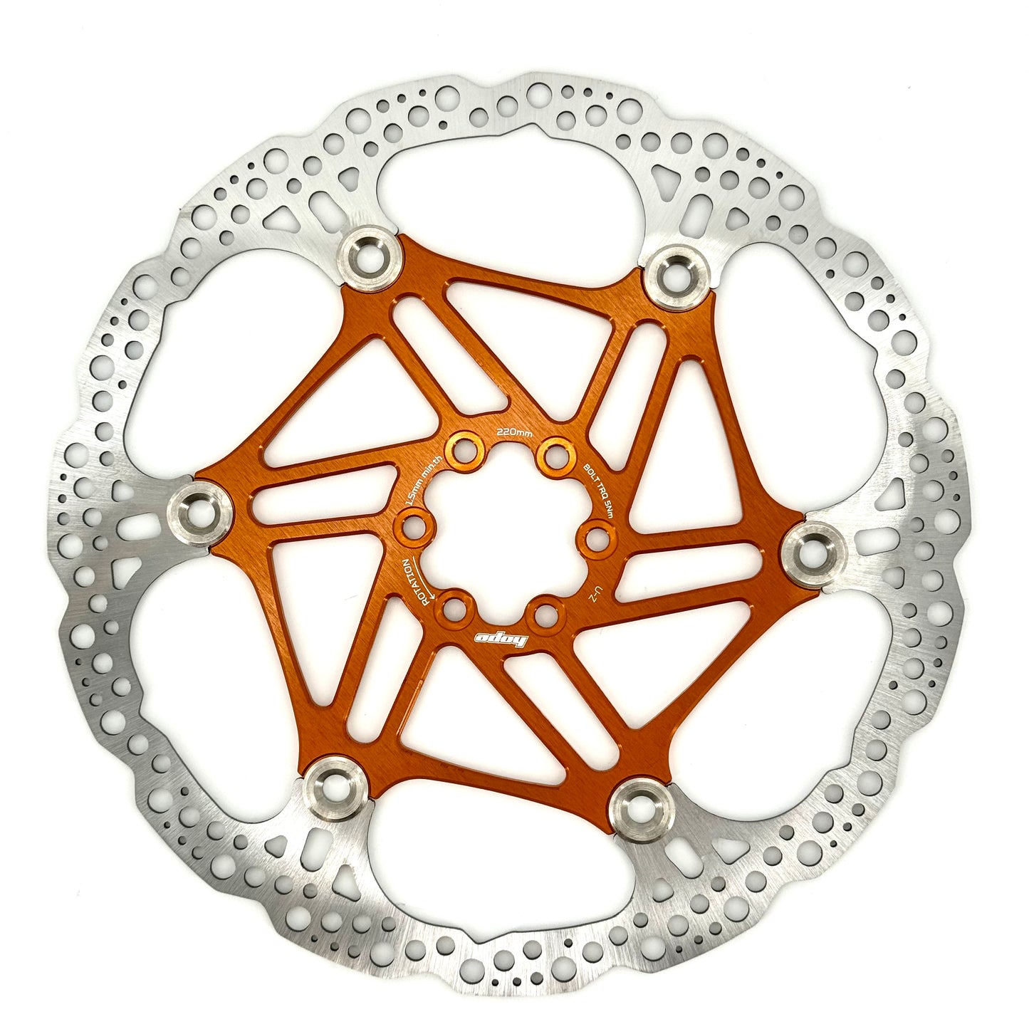 HOPE X2/E4/V4 Disco flutuante de 6 furos Laranja