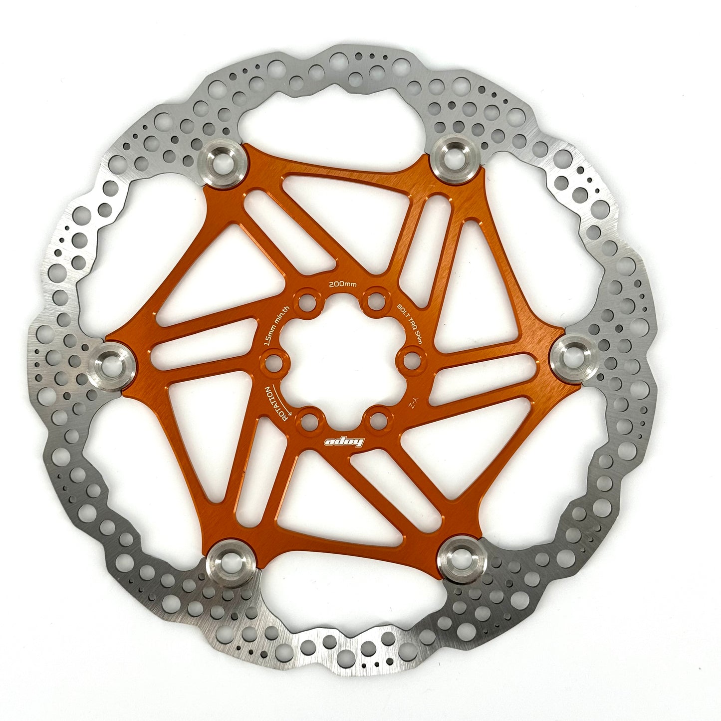 HOPE X2/E4/V4 Disco flutuante de 6 furos Laranja